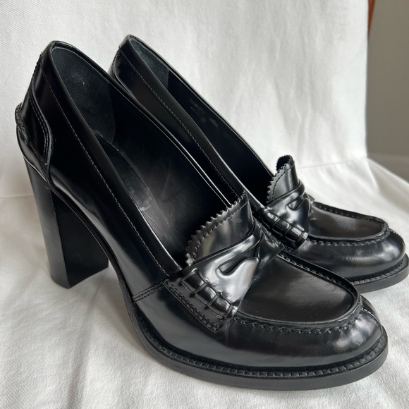 Church's | Shoes | Churchs Pembrey Heel Loafers Black Size